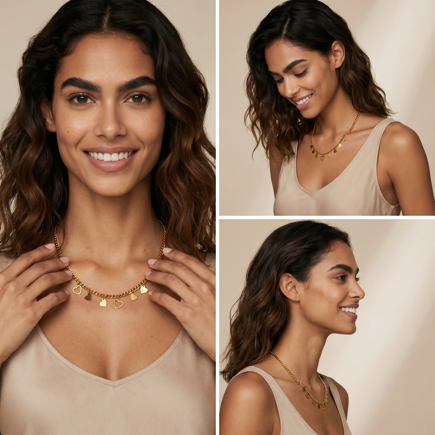 Anti-Tarnish 18K Gold Plated Short Chain - Premium & Stylish