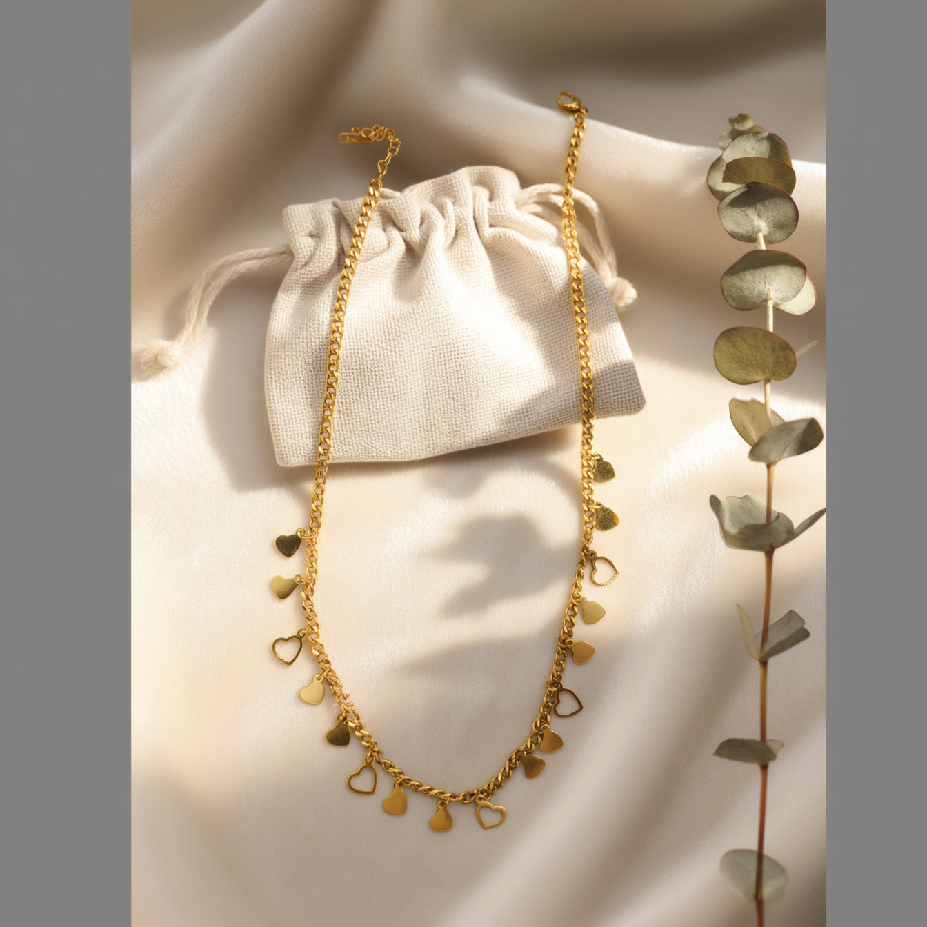 Anti-Tarnish 18K Gold Plated Short Chain - Premium & Stylish