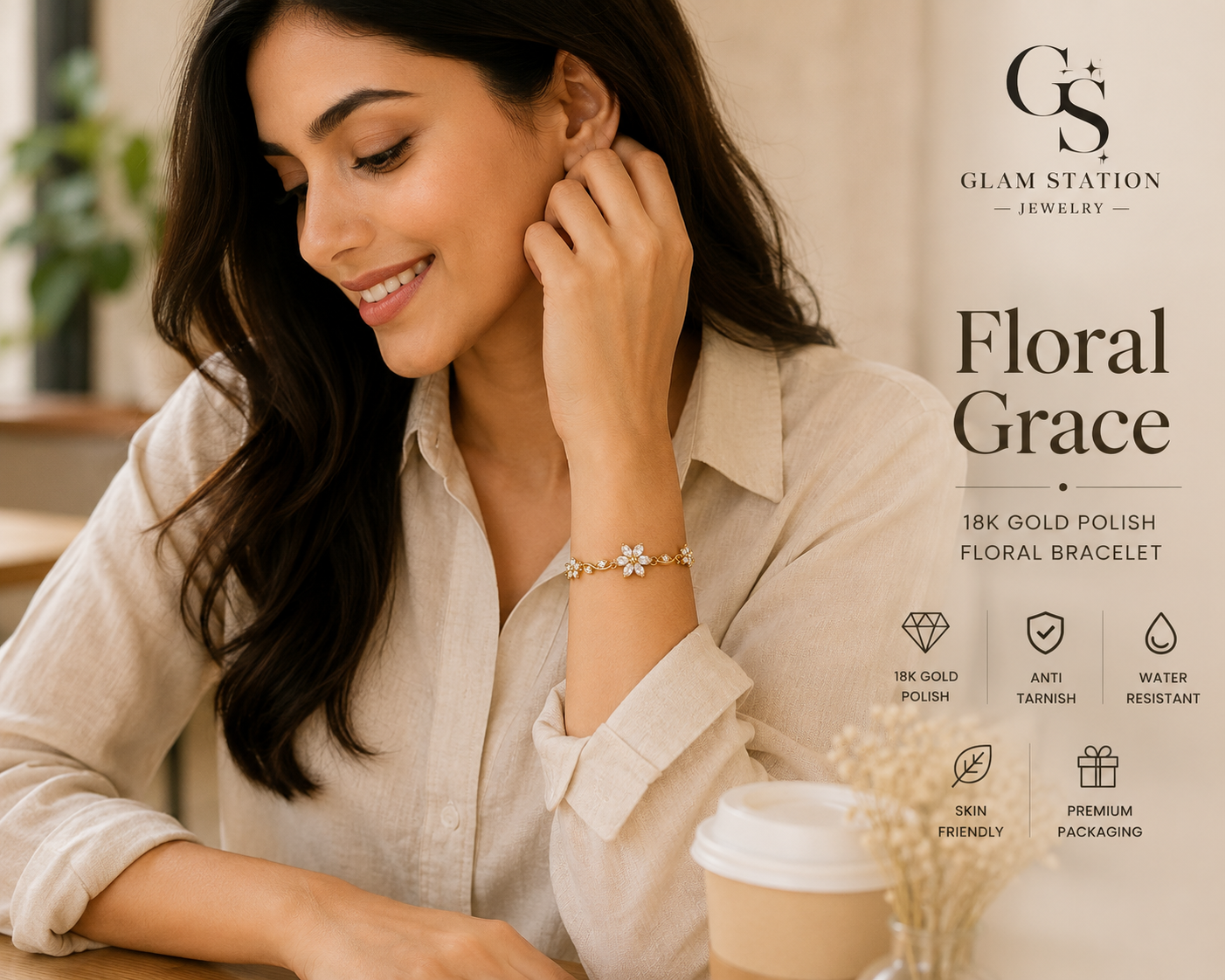 Floral Grace Bracelet