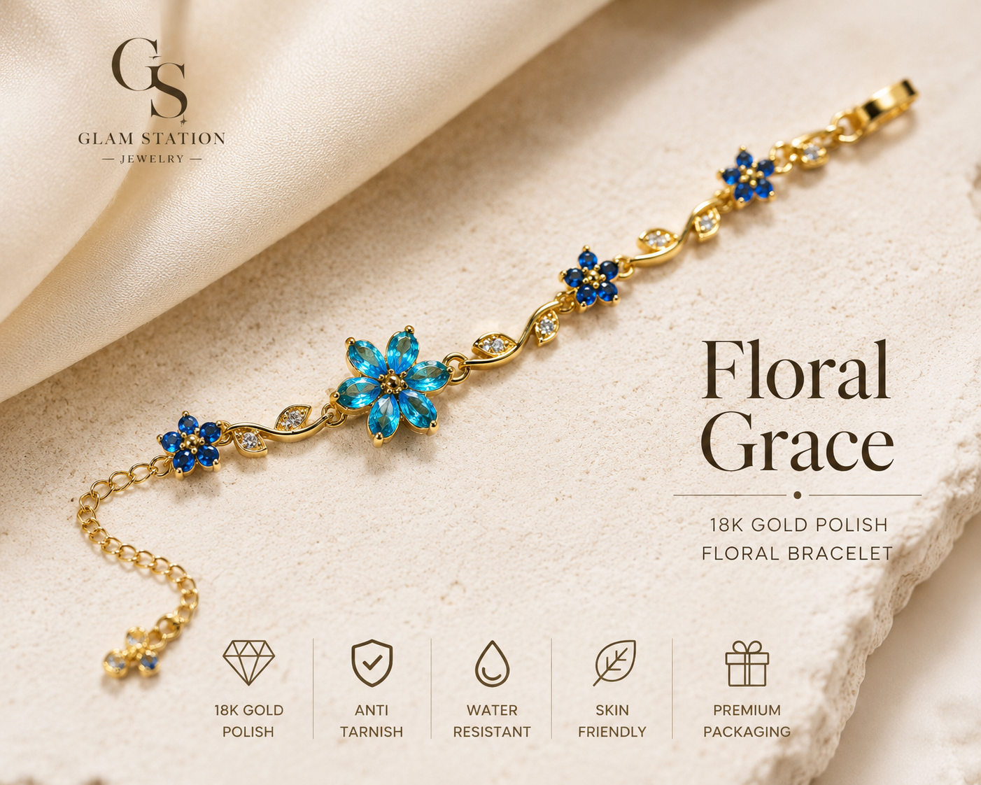 Floral Grace Bracelet